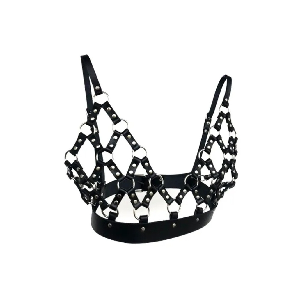 Black Studded Women's Belt